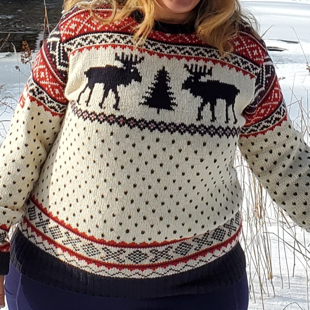 POLO Nordic knit sweater